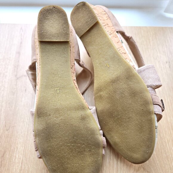 Axes Femme Floral Cross-Strappy Slip On Sandals - Picture 6 of 7